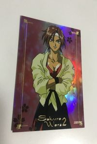 anime-53 カード サクラ大戦 2 キラ Sakura Wars 美品 レインボー ホロ 桐島 カンナ サムネイル 1