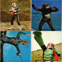 Kamen Rider Vintage Calbee Card Lot Japanese