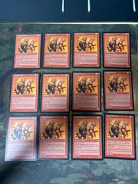 MTG Mogg Flunkies English 12pcs Old Frame Lot Card