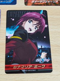 ルナマリア ホーク ガンダムSEEDDESTINYコンプリートカード CH-107 CH-53 ガナーザクウォーリア ザクウォーリア ホロ 箔押し サムネイル 3