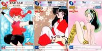 Ranma 1/2 Urusei Yatsura Inuyasha Promo Card Lot Japanese