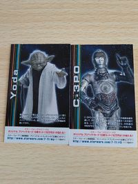 スター・ウォーズカード セブンイレブン カード プロモ エピソード2 R2D2 Mace Windu ヨーダ サムネイル 2