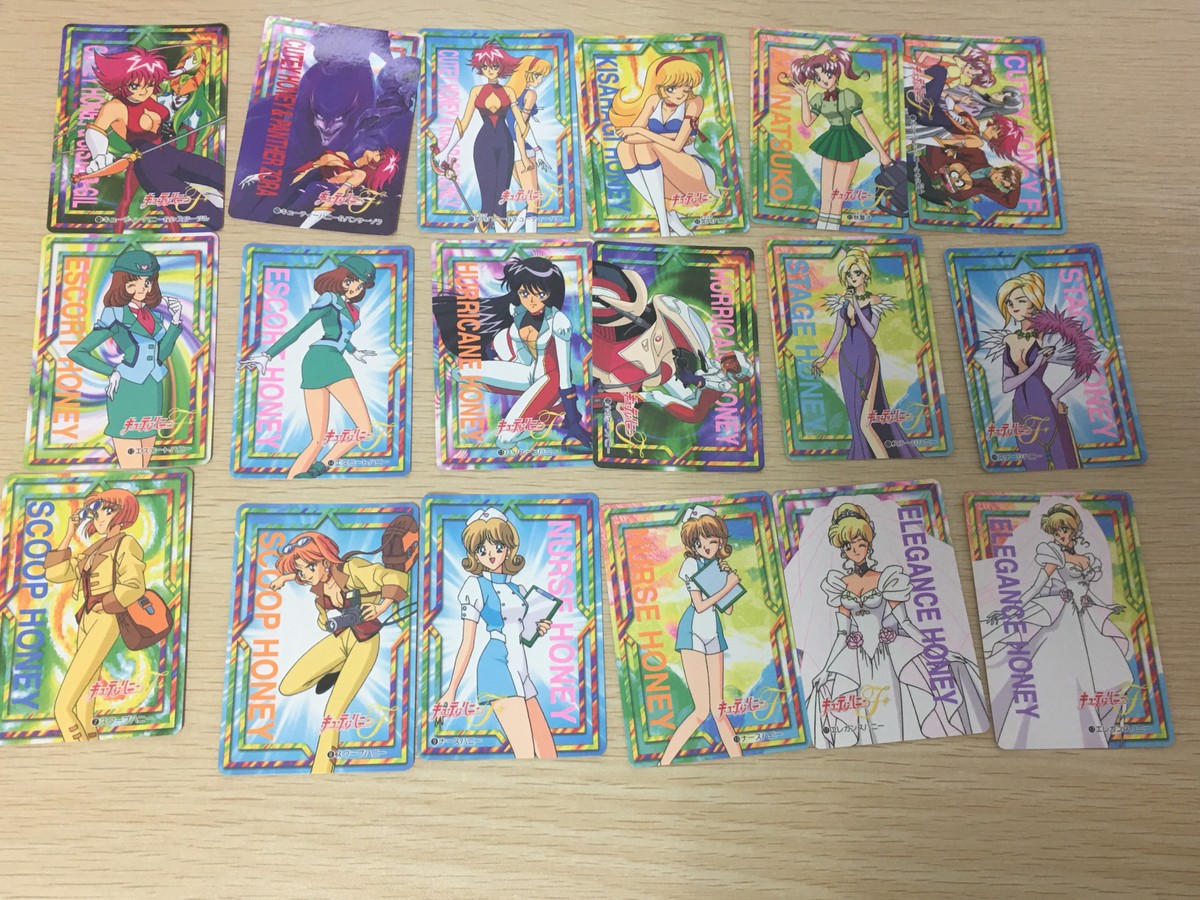 キューティーハニーF キューティーハニー カード バンダイ カード まとめ キャラクター キューティーハニー シスタージル キューティーハニー パンサーソラ 如月ハニー キューティーハニー 如月ハニー 秋夏子 パンサーソラ 18枚