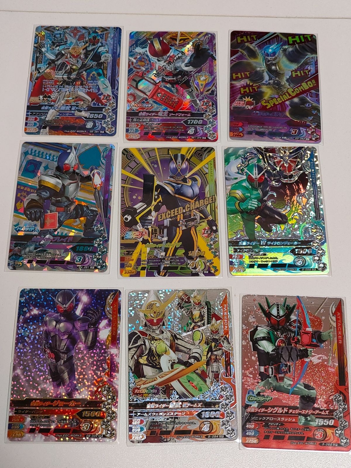 CP 05-054 3-062 ガンバライジング・D3-028「仮面ライダージョーカー」SR W 2-058 電王 サイクロンジョーカー
