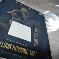 ウィリアム タフト 大統領 william taft past カード 遺物 手紙 書類 サムネイル 3