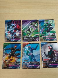 ガンバレジェンズ 仮面ライダーギーツレーザーブーストフォーム PR-02 ケケラレイズライザーカード 仮面ライダーW サイクロンジョーカー CP PR SR ブラック BLACK