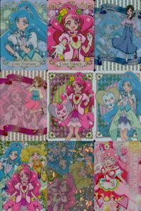 ux175カード プリキュア まとめ キュアスカイ ソラ・ハレワタール P06 キュアスパイシー P10 プリンセス・エル／メンメン P07 キュアプリズム 虹ヶ丘ましろ P03 パムパム P02 デリシャスパーティ<!-利用不可文字-!>プリキュア集合 P01 P サムネイル 1