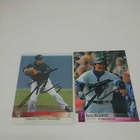 Baseball Card Signed Autograph BBM Naoto Watanabe サムネイル 3