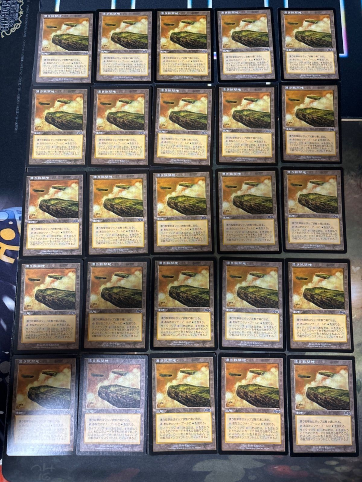 漂う牧草地 25枚 型番統一 MTG 日本語 JP USG まとめ 旧枠
