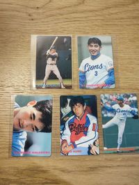 Calbee Baseball Card Lot 1990 1991 Nomoto Hideo