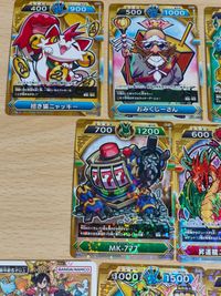 開運コロシアム 非売品 カード 招き猫ニャッキ― 運皇帝 四つ葉のクローベル レイン坊や 黒猫アンニャッキー 運皇后 おみくじーさん ＭＫ－７７７ 昇運龍ニバイアサン サムネイル 3