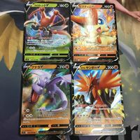 ポケモンカード 新裏面 4枚 コロトックV ビクティニV プテラV ガラルサンダーV RR 11