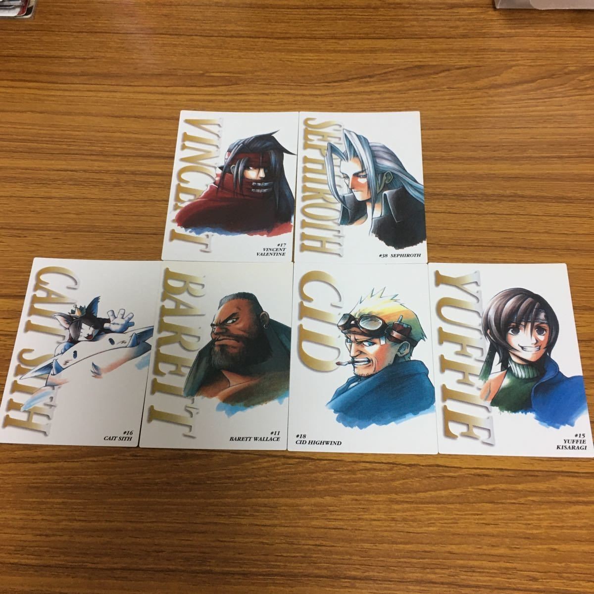 Final Fantasy VII Card Lot Japanese Vintage
