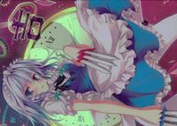 toho-29 カード 東方 雅華乱舞 美少女 キラ おみくじ 十六夜 咲夜 立羽 サムネイル 1
