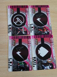 Kamen Rider W Promo Ganbaride Card Japanese Anime サムネイル 2