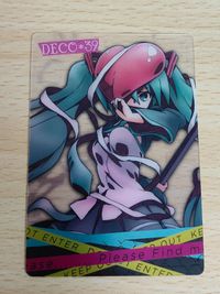 初音ミク DECO*27 イラストカード 森永 ウエハース クリアカード サムネイル 2