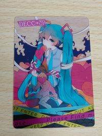 初音ミク DECO*27 イラストカード 森永 ウエハース クリアカード サムネイル 3