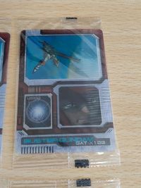 Gundam SEED Wafers 3D Card Diakka Blitz Nicol Sealed サムネイル 2
