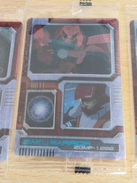 Gundam SEED Wafers 3D Card Diakka Blitz Nicol Sealed サムネイル 7