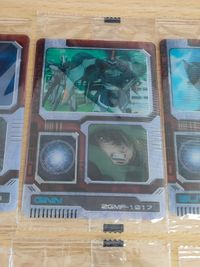 Gundam SEED Wafers 3D Card Diakka Blitz Nicol Sealed サムネイル 4