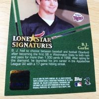交渉歓迎 uca5-2 カード メジャー 野球 ガルベ B.J. garbe サイン 直筆 ？ tops LS16 lone star signature メジャーリーガー 0120 サムネイル 7