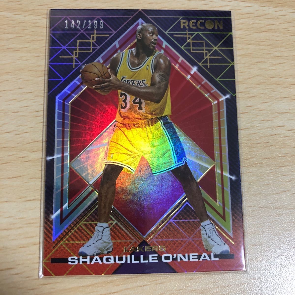 199枚限定 shaquille o'neal panini 199 185 レイカーズ シャキールオニール シャック panini パニーニ インサート