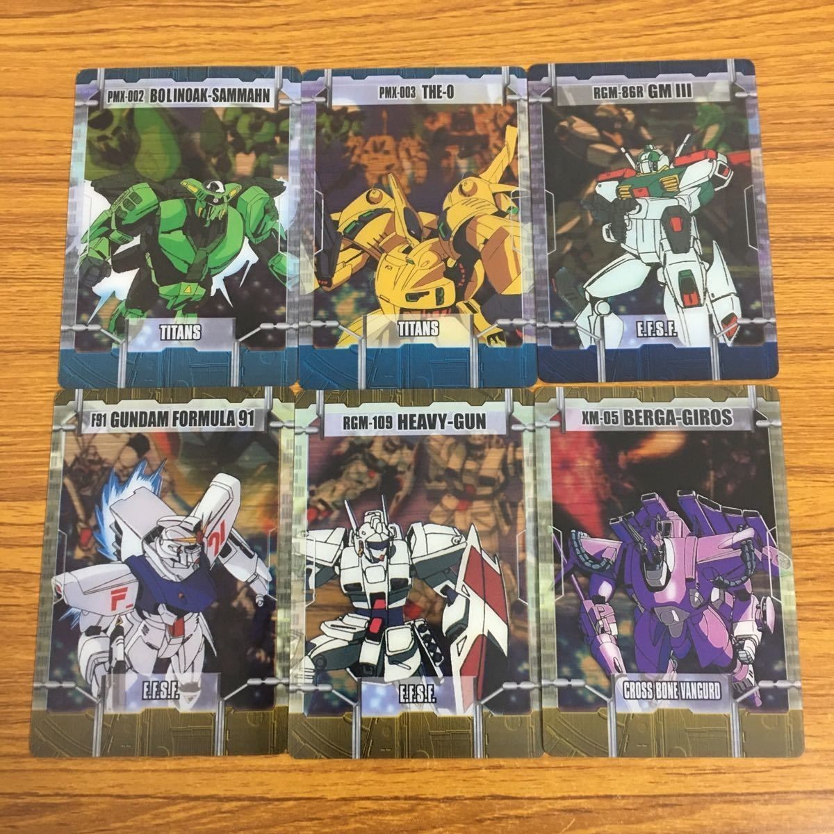 クリア カード トレカ まとめ ガンダム ジム ジ オ ボリノーク サマーン ベルガ キロス ヘビーガン 52