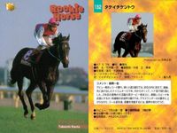 競馬 カード ホースレーシング まとめ ピロウイナー アレミロード マイネルラヴ フィガロ キュンティア サラトガビューティ ケントウ ヤマニントランザム キングヘイロー バンダイ サムネイル 8