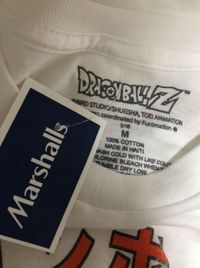 新品未使用 デッドストック Mサイズ ドラゴンボール Z 海外製 ビンテージ Ｔシャツ 長袖 東映アニメーション ライセンス品 鳥山明 ホワイト 白 コットン 孫悟空 スーパーサイヤ人 サムネイル 3