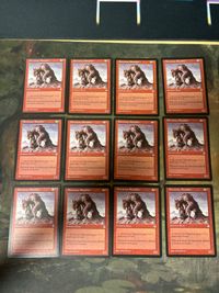 MTG Flowstone Shambler 12 Cards English Vintage