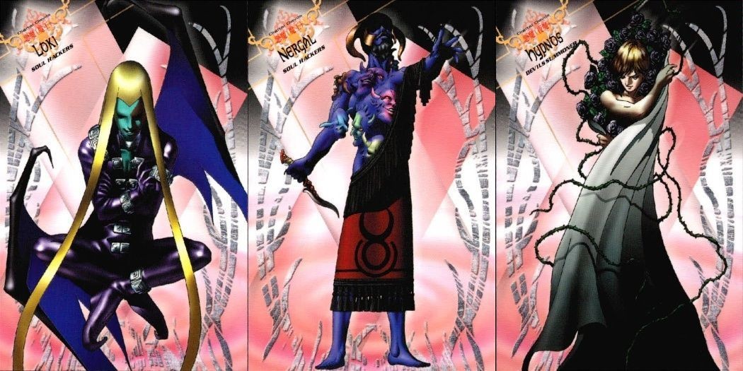 カード まとめ 女神転生 デビチル No.22 ヒュプノス HYPNOS No.24 ネルガル NERGAL No.25 ロキ LOKI レギュラーカード/神々/真・女神転生エンサイクロペディア