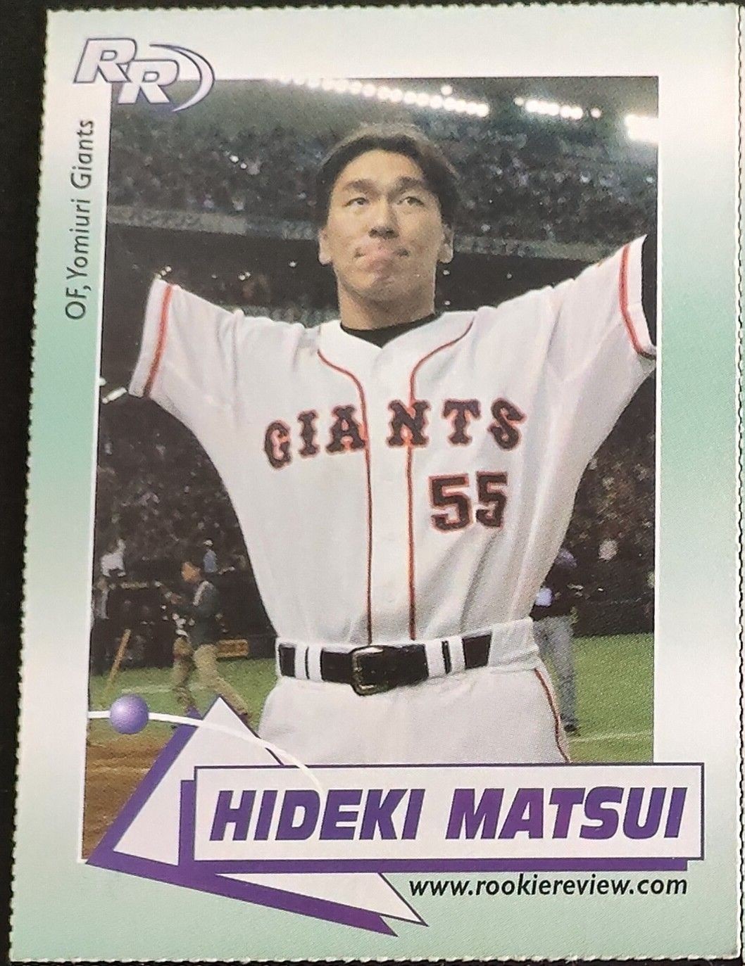 松井秀喜 HIDEKI MATSUI ルーキーレビュー Rookierevie ルーキーカード RR 海外 巨人 NBP