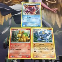 ポケモンカード 旧裏面 英語版 海外 3枚 コイキング ドンメイル カイリキー Magikarp Numel Machamp 35