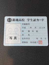 銀魂 カードダス 銀魂高校 学生証カードC1-10 銀魂カード祭り くりあ壱 エリザベス