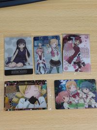 Madoka Magica Wafers Bandai Set Lot Homura Madoka Sayaka