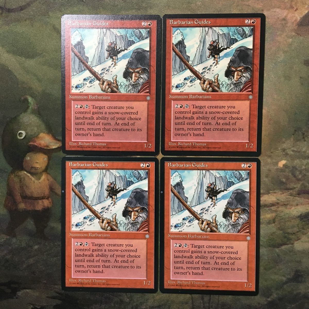 MTG マジックザギャザリング カード まとめ ICE Barbarian Guides 4枚セット 60