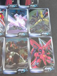 ガンダム総集編ウェファーチョコ 機動戦士ガンダムアニバーサリーカード ウエハース ガンダムSEED ディアッカ ジャスティスガンダム ガイアガンダム サムネイル 4