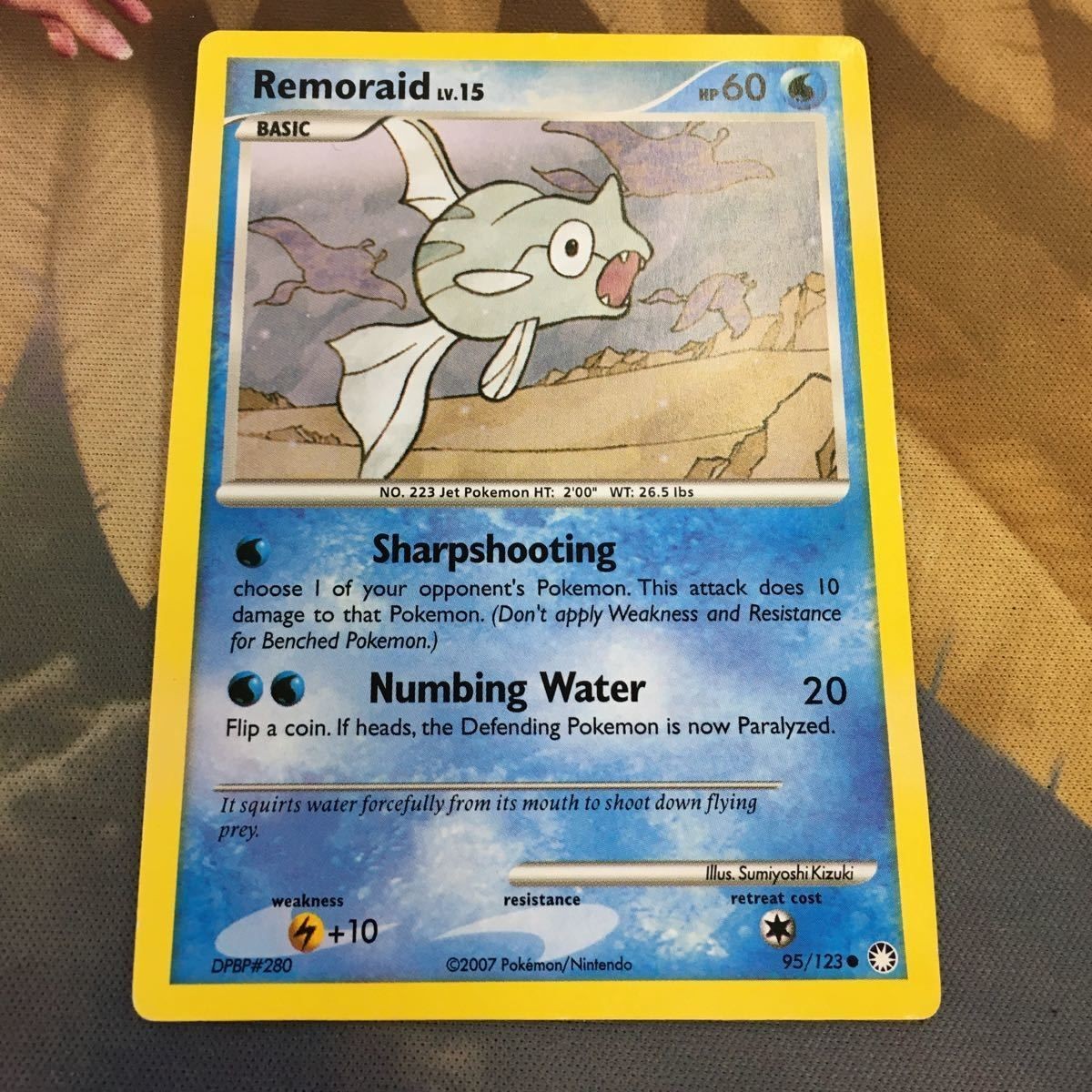 ポケモンカード 旧裏面 海外 英語版 1枚 テッポウオ 18 Remoraid