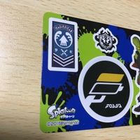 Splatoon Fashion Check Seal Card Bandai Vintage サムネイル 2