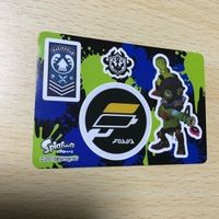 Splatoon Fashion Check Seal Card Bandai Vintage サムネイル 1