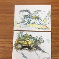 ファイナルファンタジー カード 天野 喜孝 まとめ 赤き剣 飛竜 魔導船 青き剣 ギード ギルバート クルル 28 クリ サムネイル 4