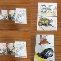 ファイナルファンタジー カード 天野 喜孝 まとめ 赤き剣 飛竜 魔導船 青き剣 ギード ギルバート クルル 28 クリ サムネイル 1