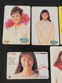 ゆうちょ 牧瀬里穂 カード カレンダー レア 希少 当時もの 郵便貯金 郵便 サムネイル 2