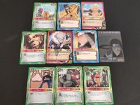 NARUTO ナルト カードゲーム カード まとめ 作戦 術 忍者 重すぎる荷物 手裏剣影分身の術 ガマ竜 不吉な予感 二代目火影 火遁 火龍炎弾 三代目火影 ニクキュウ Aランク任務 基本小隊 10枚 忍-168 No.24 サムネイル 1
