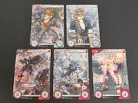 ガンダムクロスウォー カード まとめ PILOT UNIT ヒイロ ユイ デュオ マックスウェル ウイングガンダムゼロ ガンダムデスサイズ ガンダムヘビーアームズ 5枚 BT03-124 BT03-125 BT03-122 TCG サムネイル 1
