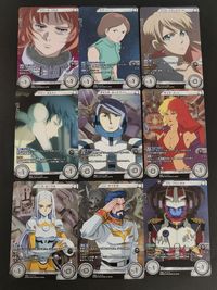 ガンダムトライエイジ カード まとめ PILOT マリーダ クルス エマ シーン ラフタ フランクランド アイン ダルトン カエリオ ボードウィン キャラ スーン ソーマ ピーリス シン マツナガ フル フロンタル 9枚 バンダイ