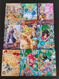 Dragon Ball Heroes 9 Cards CP Lot Goku Gohan Gogeta Japanese Anime