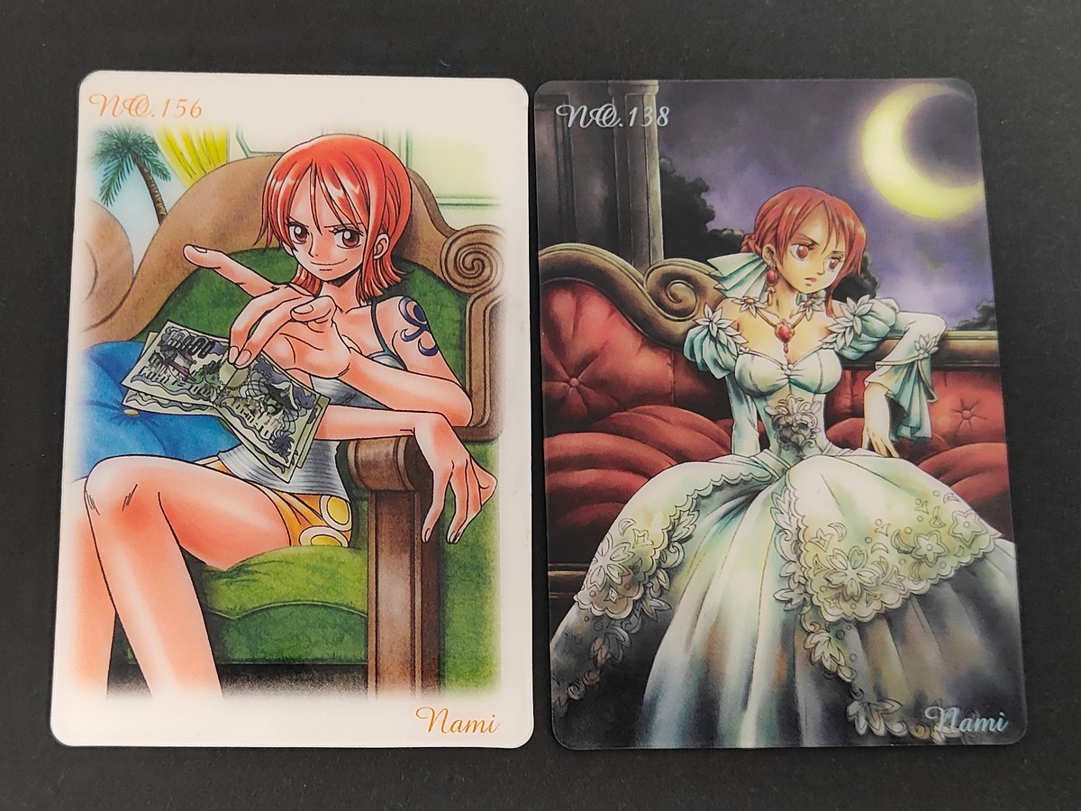 ワンピース ONE PIECE カードダス カード まとめ キャラクター ナミ 2枚 No.156 No.138 バンダイ 食玩 カードダス