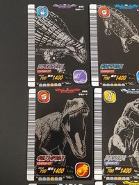 古代王者 恐竜キング カード まとめ 恐竜 アンキロサウルス サルタサウルス アクロカントサウルス ギガノトサウルス アロサウルス マイアサウラ ネオヴェナトル カスモサウルス スコミムス 9枚 第6紀 018-竜 セガ サムネイル 3