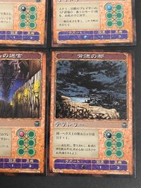 神々の記述 カード まとめ テリトリー 冒涜の都 一条戻橋 星々の牢獄 休息の館 黄泉比良坂 蓬莱島 蒼き楽園 孤島の迷宮 背徳の都 9枚 K-0203-005 K-0112-142 K-0209-007 K-0203-001 サムネイル 5